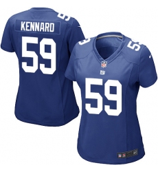 Women's Nike New York Giants #59 Devon Kennard Game Royal Blue Team Color NFL Jersey