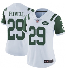 Women's Nike New York Jets #29 Bilal Powell Elite White NFL Jersey
