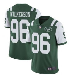 Men's Nike New York Jets #96 Muhammad Wilkerson Green Team Color Vapor Untouchable Limited Player NFL Jersey