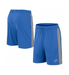 Men's Detroit Lions Blue Performance Shorts