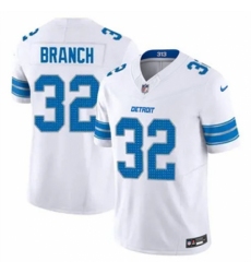 Youth Detroit Lions #32 Brian Branch White 2023 F U S E Vapor Untouchable Limited Stitched Jersey