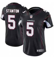 Women's Nike Arizona Cardinals #5 Drew Stanton Black Alternate Vapor Untouchable Limited Player NFL Jersey