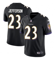 Youth Nike Baltimore Ravens #23 Tony Jefferson Black Alternate Vapor Untouchable Limited Player NFL Jersey
