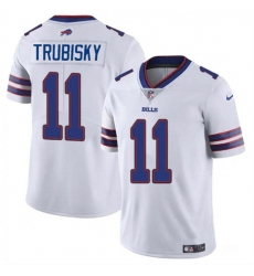 Men's Buffalo Bills #11 Mitch Trubisky White Vapor Untouchable Limited Football Stitched Jersey