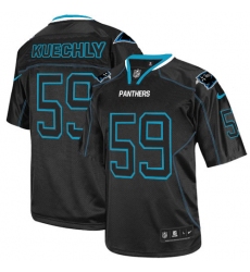 Youth Nike Carolina Panthers #59 Luke Kuechly Elite Lights Out Black NFL Jersey