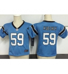 Toddler Carolina Panthers #1 Cam Newton Light Blue Alternate Stitched NFL Nike Game Jersey