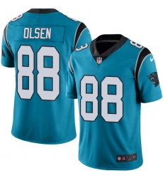 Youth Nike Carolina Panthers #88 Greg Olsen Blue Alternate Vapor Untouchable Limited Player NFL Jersey