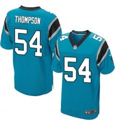 Men's Nike Carolina Panthers #54 Shaq Thompson Elite Blue Alternate NFL Jersey