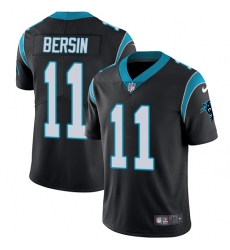 Men's Nike Carolina Panthers #11 Brenton Bersin Black Team Color Vapor Untouchable Limited Player NFL Jersey