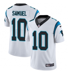 Men's Nike Carolina Panthers #10 Curtis Samuel White Vapor Untouchable Limited Player NFL Jersey