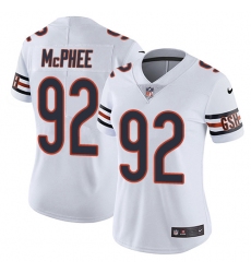 Women's Nike Chicago Bears #92 Pernell McPhee White Vapor Untouchable Limited Player NFL Jersey