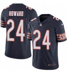 Youth Nike Chicago Bears #24 Jordan Howard Navy Blue Team Color Vapor Untouchable Limited Player NFL Jersey