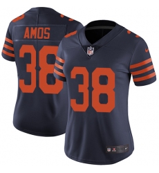Women's Nike Chicago Bears #38 Adrian Amos Navy Blue Alternate Vapor Untouchable Limited Player NFL Jersey