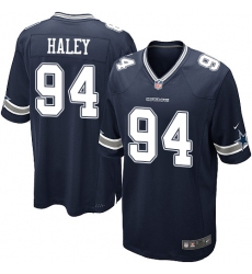 Men's Nike Dallas Cowboys #94 Charles Haley Game Navy Blue Team Color NFL Jersey