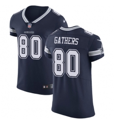 Men's Nike Dallas Cowboys #80 Rico Gathers Navy Blue Team Color Vapor Untouchable Elite Player NFL Jersey