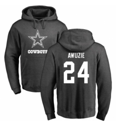 NFL Nike Dallas Cowboys #24 Chidobe Awuzie Ash One Color Pullover Hoodie