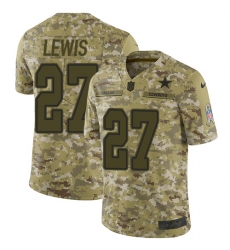 Youth Nike Dallas Cowboys #27 Jourdan Lewis Limited Camo 2018 Salute to Service NFL Jersey