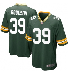 Men's Nike Green Bay Packers #39 Demetri Goodson Game Green Team Color NFL Jersey