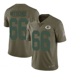 Youth Nike Green Bay Packers #66 Ray Nitschke Limited Olive 2017 Salute to Service NFL Jersey