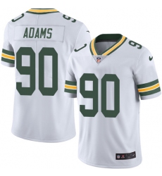 Men's Nike Green Bay Packers #90 Montravius Adams White Vapor Untouchable Limited Player NFL Jersey