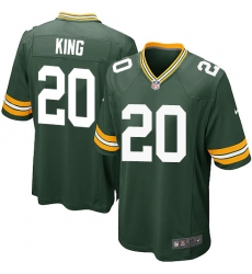 Men's Nike Green Bay Packers #20 Kevin King Game Green Team Color NFL Jersey
