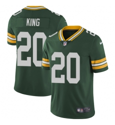 Youth Nike Green Bay Packers #20 Kevin King Green Team Color Vapor Untouchable Limited Player NFL Jersey