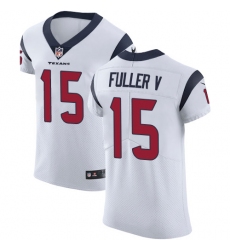 Men's Nike Houston Texans #15 Will Fuller V White Vapor Untouchable Elite Player NFL Jersey