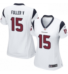 Women's Nike Houston Texans #15 Will Fuller V Game White NFL Jersey