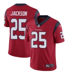 Men's Nike Houston Texans #25 Kareem Jackson Limited Red Alternate Vapor Untouchable NFL Jersey