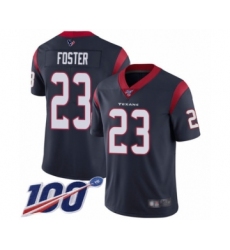 Men's Houston Texans #23 Arian Foster Navy Blue Team Color Vapor Untouchable Limited Player 100th Season Football Jersey