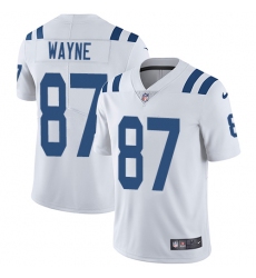 Men's Nike Indianapolis Colts #87 Reggie Wayne White Vapor Untouchable Limited Player NFL Jersey