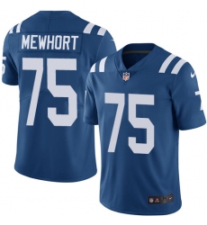 Youth Nike Indianapolis Colts #75 Jack Mewhort Elite Royal Blue Team Color NFL Jersey