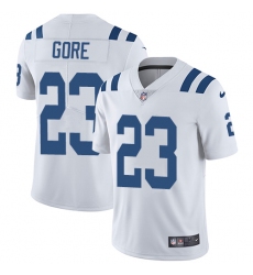 Youth Nike Indianapolis Colts #23 Frank Gore Elite White NFL Jersey