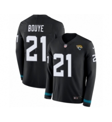 Men's Nike Jacksonville Jaguars #21 A.J. Bouye Limited Black Therma Long Sleeve NFL Jersey