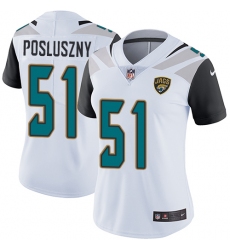 Women's Nike Jacksonville Jaguars #51 Paul Posluszny Elite White NFL Jersey