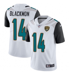 Youth Nike Jacksonville Jaguars #14 Justin Blackmon White Vapor Untouchable Limited Player NFL Jersey