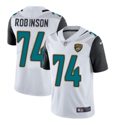 Youth Nike Jacksonville Jaguars #74 Cam Robinson White Vapor Untouchable Limited Player NFL Jersey