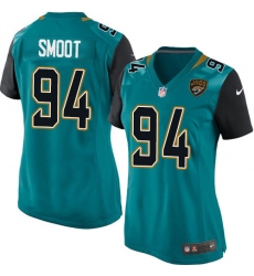Women's Nike Jacksonville Jaguars #94 Dawuane Smoot Game Teal Green Team Color NFL Jersey