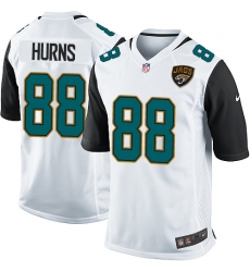 Men's Nike Jacksonville Jaguars #88 Allen Hurns Game White NFL Jersey