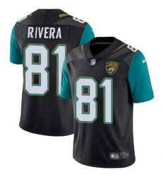Youth Nike Jacksonville Jaguars #81 Mychal Rivera Black Alternate Vapor Untouchable Limited Player NFL Jersey