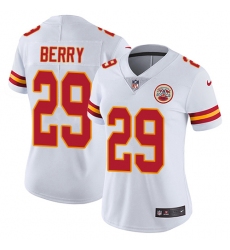 Women's Nike Kansas City Chiefs #29 Eric Berry White Vapor Untouchable Limited Player NFL Jersey