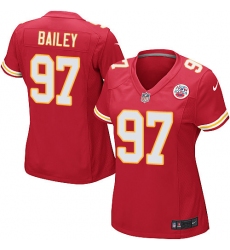 Women's Nike Kansas City Chiefs #97 Allen Bailey Game Red Team Color NFL Jersey