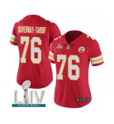 Women's Kansas City Chiefs #76 Laurent Duvernay-Tardif Red Team Color Vapor Untouchable Limited Player Super Bowl LIV Bound Football Jersey